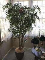 Large Artificial Tree and 2 Vines in Pots/Crock