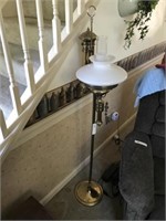 Weighted Electric Brass Floor Lamp