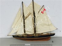 Bluenose II  Schooner - wood model