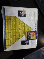 Signed John Wooden Pyramid of Success Vintage Post