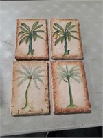 Box of palm wall tiles