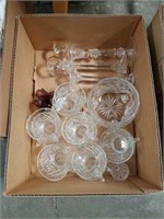 Box of crystal and glass
