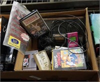 Box of Sega Genesis game console and games