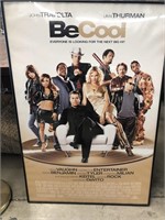 Be cool framed movie poster