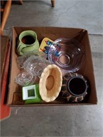 Box of ceramics and glass