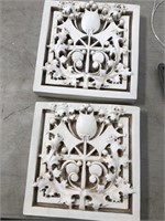Pair of wall tiles