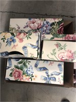 Box of floral storage bins
