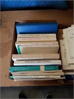 Box of airframe and PowerPlant mechanics books