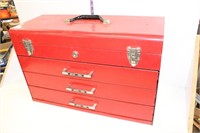 Tool box with 3 drawers