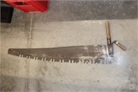 one man crosscut saw, 48" long blade