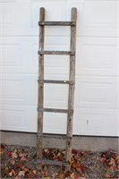 wooden apple ladder