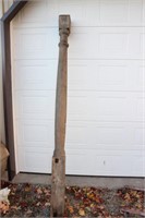 Old porch post, 103" long