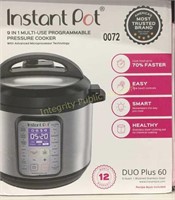 Instant Pot 6 Quart Duo Plus $129 Retail