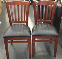 Set 2 Belnick Chairs Wooden $160 Retail