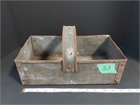 Metal fabricated caddy