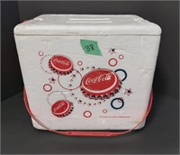 Vintage Styrofoam Coca Cola cooler