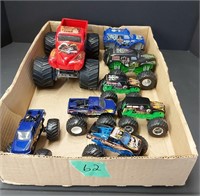 Mattel/Hotwheels monster truck lot of 8