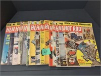 Vintage 1960's Hot Rod magazine lot of 15