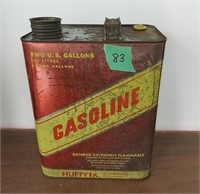 Vintage 2G gasoline tin
