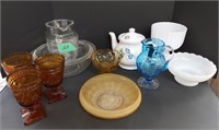 Vintage glassware lot, see pics