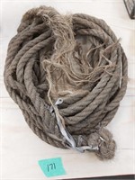 Vintage roll of 3/4" rope approx. 40ft
