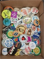 Box lot of pins