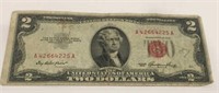 Series 1953 Red Seal $2 bill
