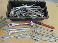 tool box full of wrenches (nice lot)