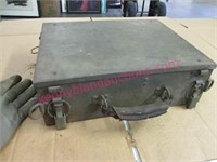 old "us army signal corps" metal box