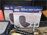 2 mobile heated seat cushions 12volt adapter