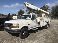 1997 FORD F SUPERDUTY W/ 28' ALTEC AERIAL BUCKET U