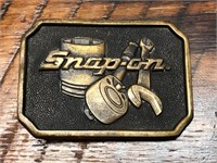 Snap-On Tools Solid Brass Belt Buckle