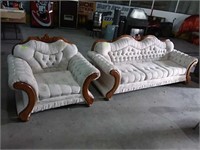 Victorian Couch & Chair Very Nice