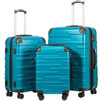 Expandable Suitcase 3 Piece Set with TSA Lock Spin