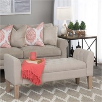 Kate Tufted Storage Bench Settee
