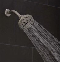 Oxygenics Force Brushed Nickel 10-Spray Shower Hed
