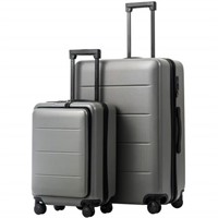2 piece Suitcase Piece Set Carry Spinner Trolley