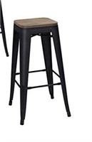30 Inches Metal Bar Stool High Backless Stool