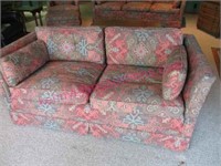 vintage 2-cushion wide settee