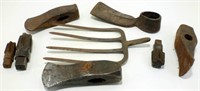 * Axe, Pick Axe & Pitch Fork Heads - Some Markings