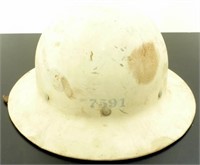 Vintage Civil Defense Hard Hat Marked 7591