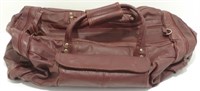 Vintage Brown Leather Carry-On Bag - Very Nice