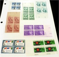 Various 1960's Unused 5 cent U.S. Stamps