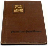 1st Edition Last Minstrel by Walter Scott - 1918
