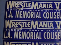 Three Rare Vintage Bumper Stickers - Wrestlemania