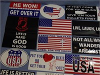 25 Patriotic/Political Bumper Stickers