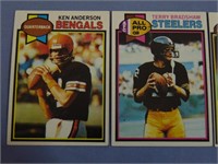 Three 1979 Topps Football Star Player Cards - Ande