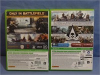 Two Xbox 360 Video Games - Battlefield - Assassin'