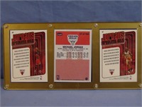 Three Michael Jordan Basketball Cards In 4-Screw H