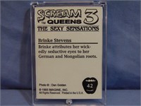 Scream Queens Horror Movie Actress Trading Card -